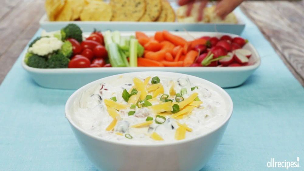 Cheesy Sour Cream and Salsa Dip