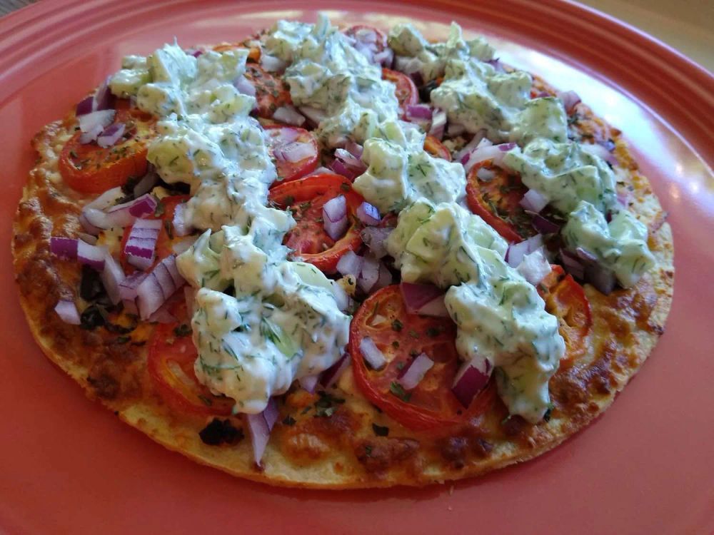 Greek Veggie Pizza