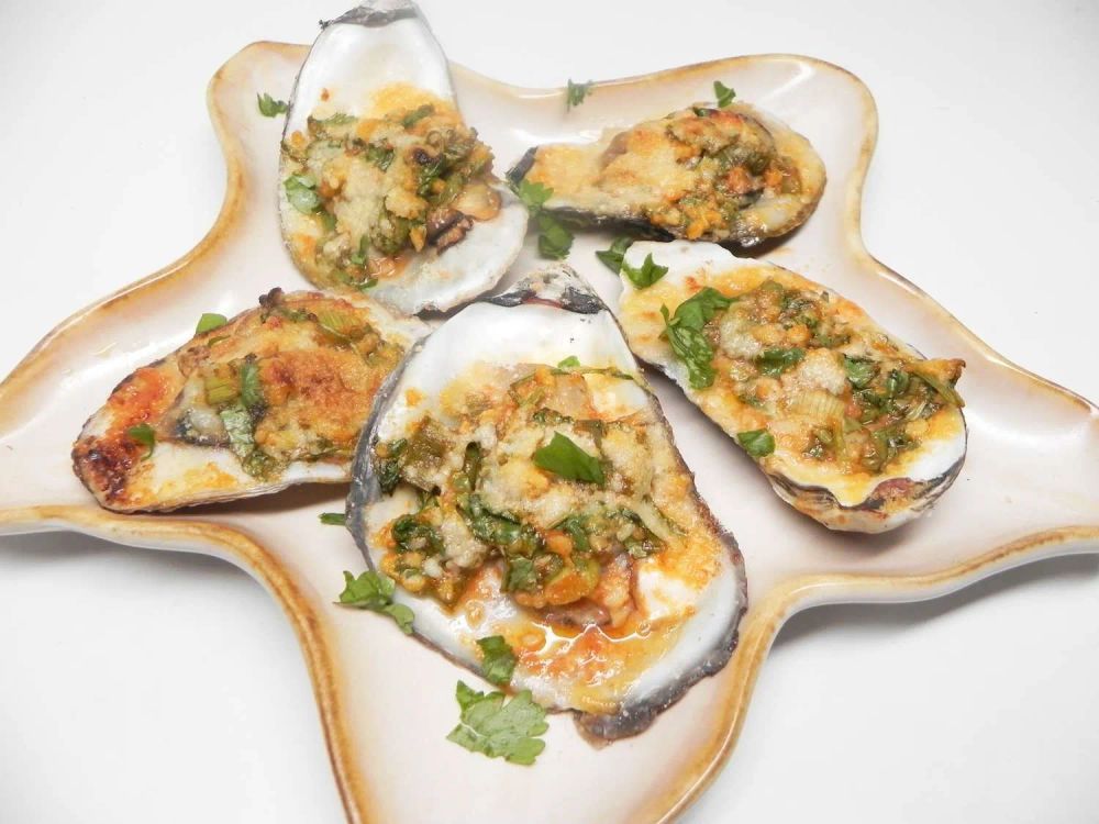 Char-grilled Oysters