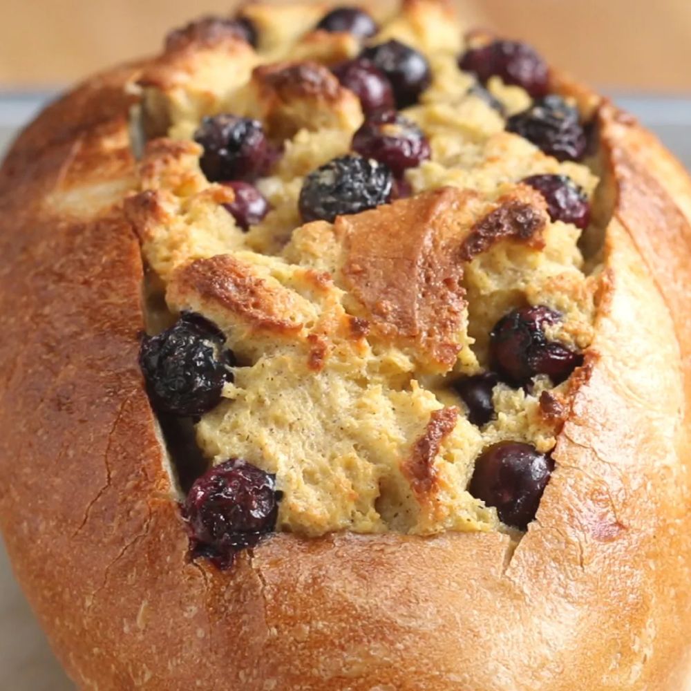 Blueberry French Toast Boat