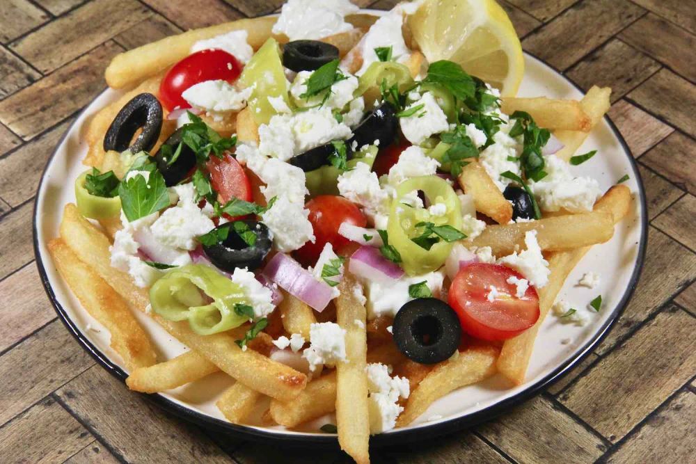 Loaded Greek Fries