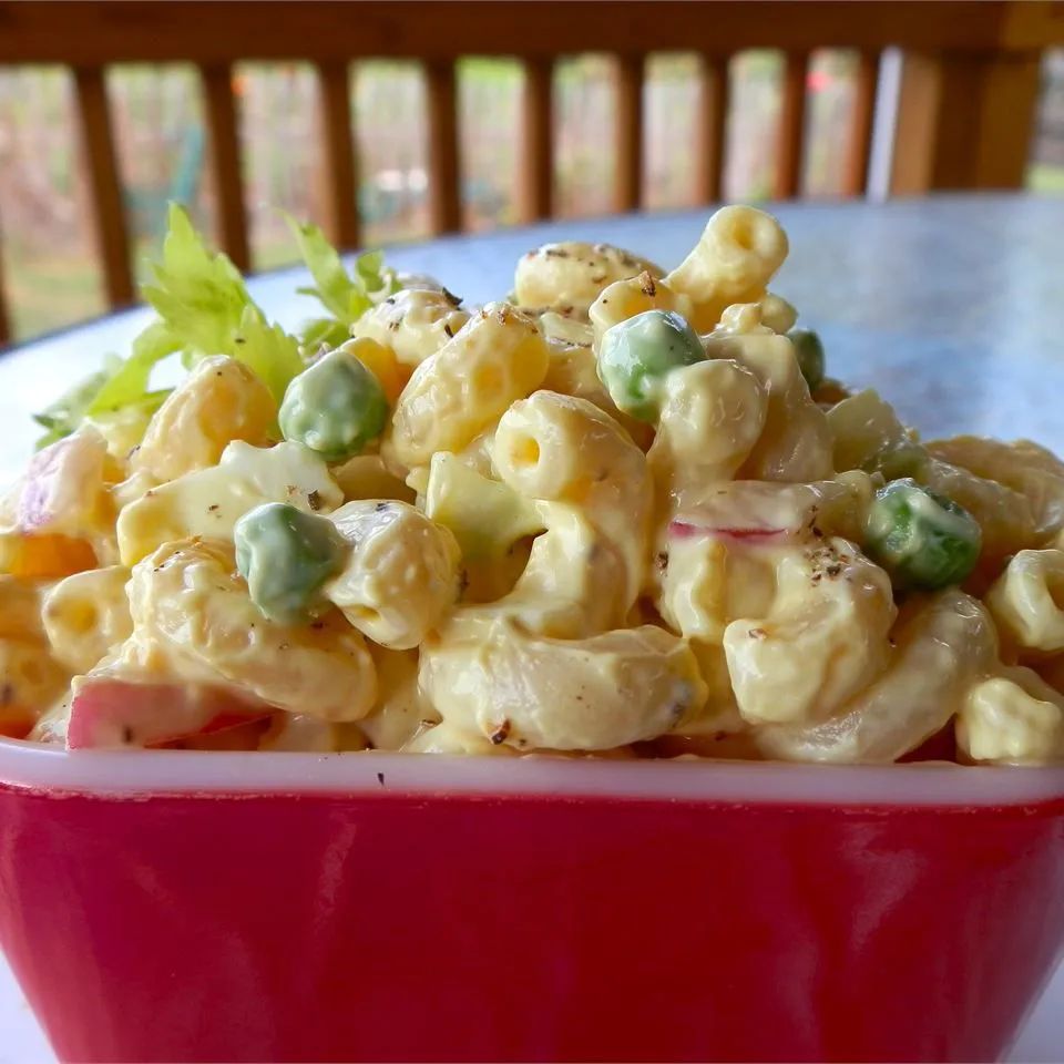 Lower Fat Amish Macaroni Salad