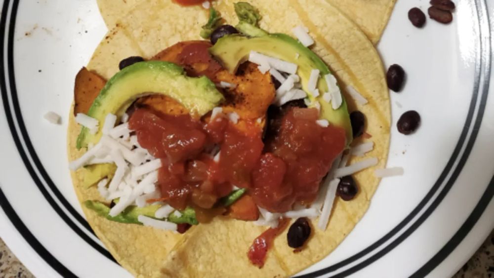 Sheet Pan Sweet Potato Tacos