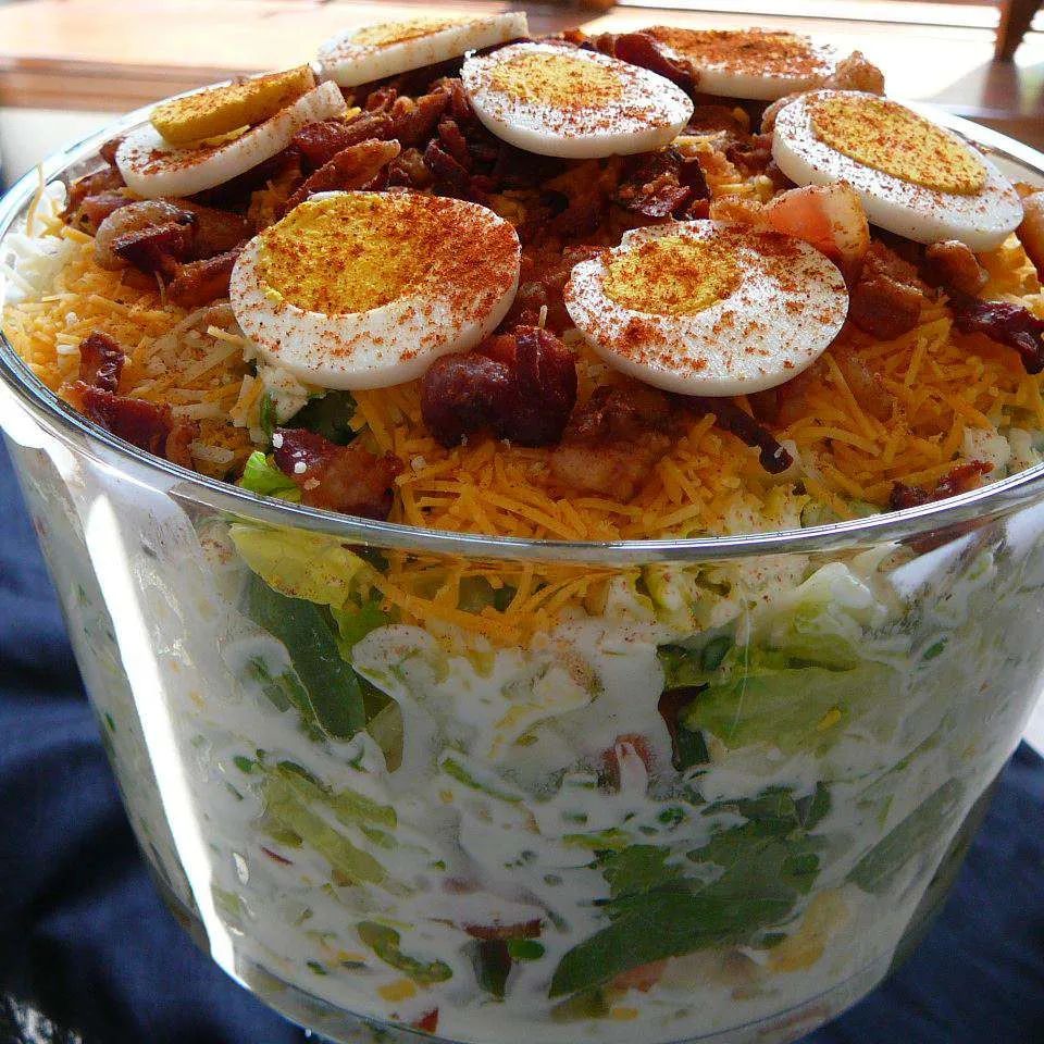 Twenty Four Hour Layered Salad