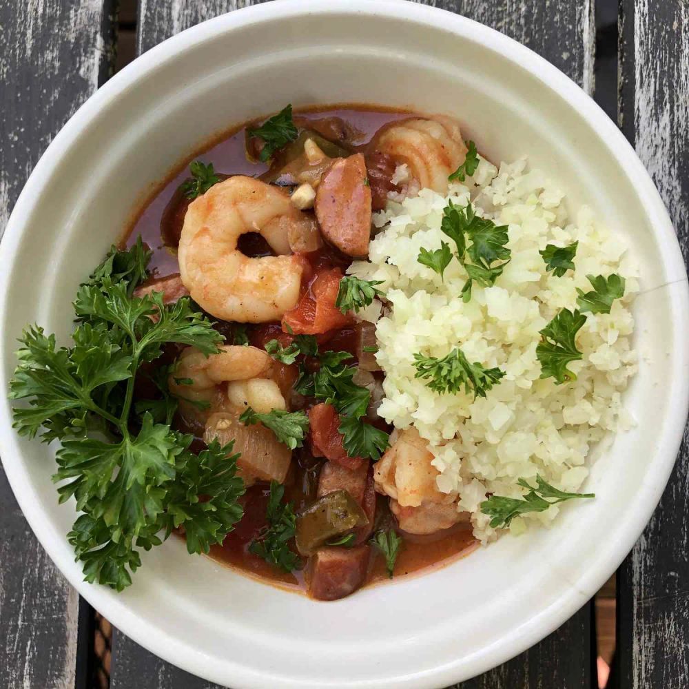 Healthier Slow Cooker Gumbo