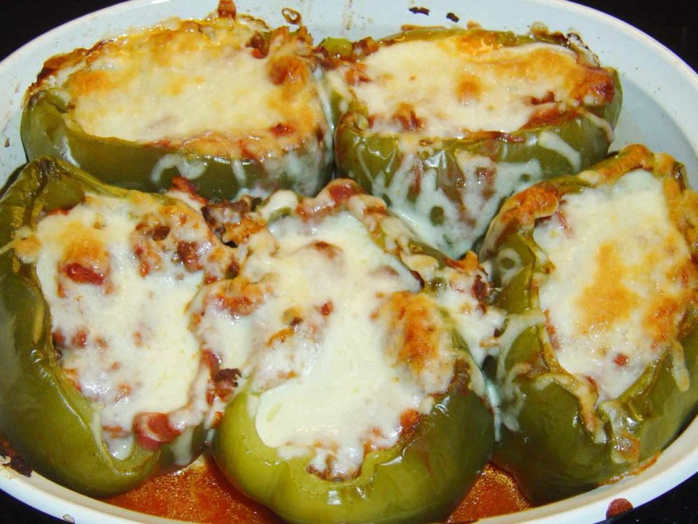 Easy Stuffed Green Peppers