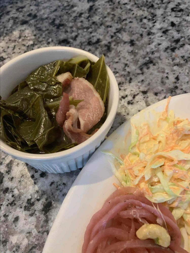 Collard Greens with Ham Hocks