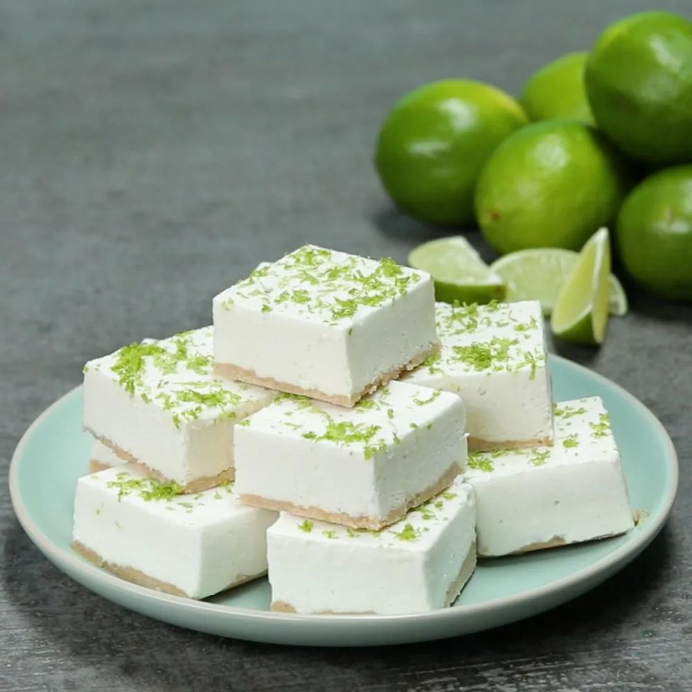 Healthier Key Lime Bars