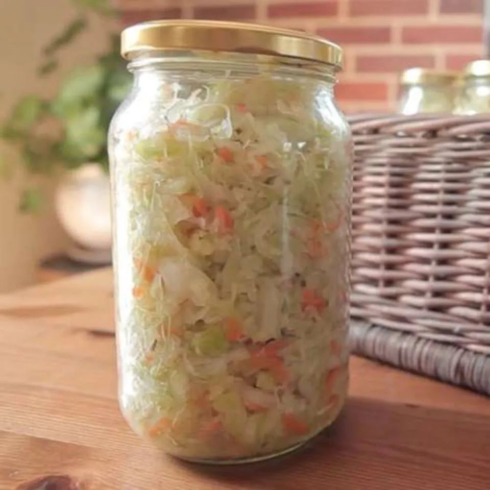 Homemade Fermented Sauerkraut