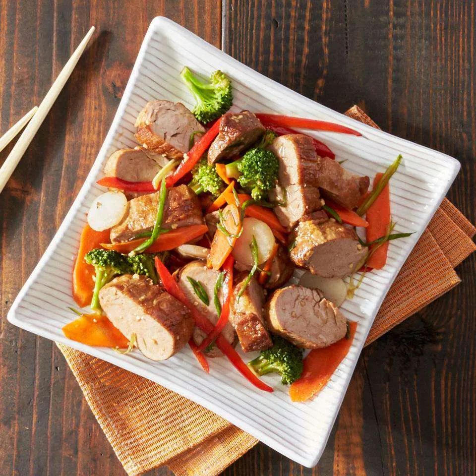 Asian Pork Tenderloin Packets