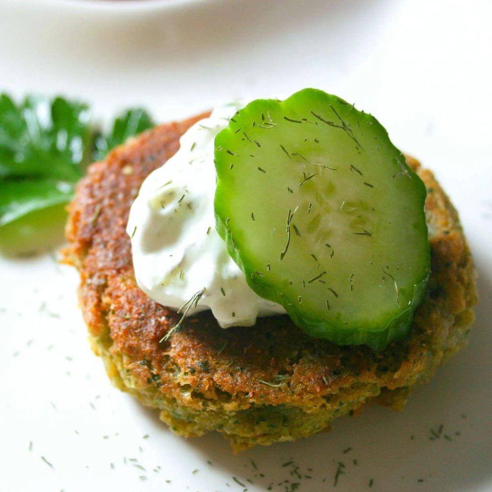 Sean's Falafel and Cucumber Sauce