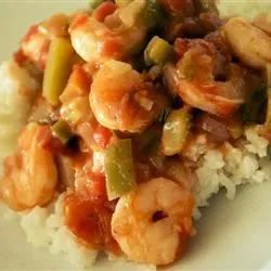 Microwave Shrimp Étouffée