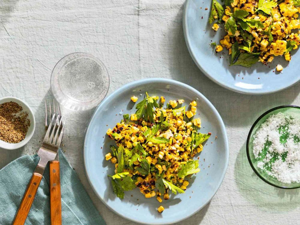 Grilled Corn "Tabbouleh"