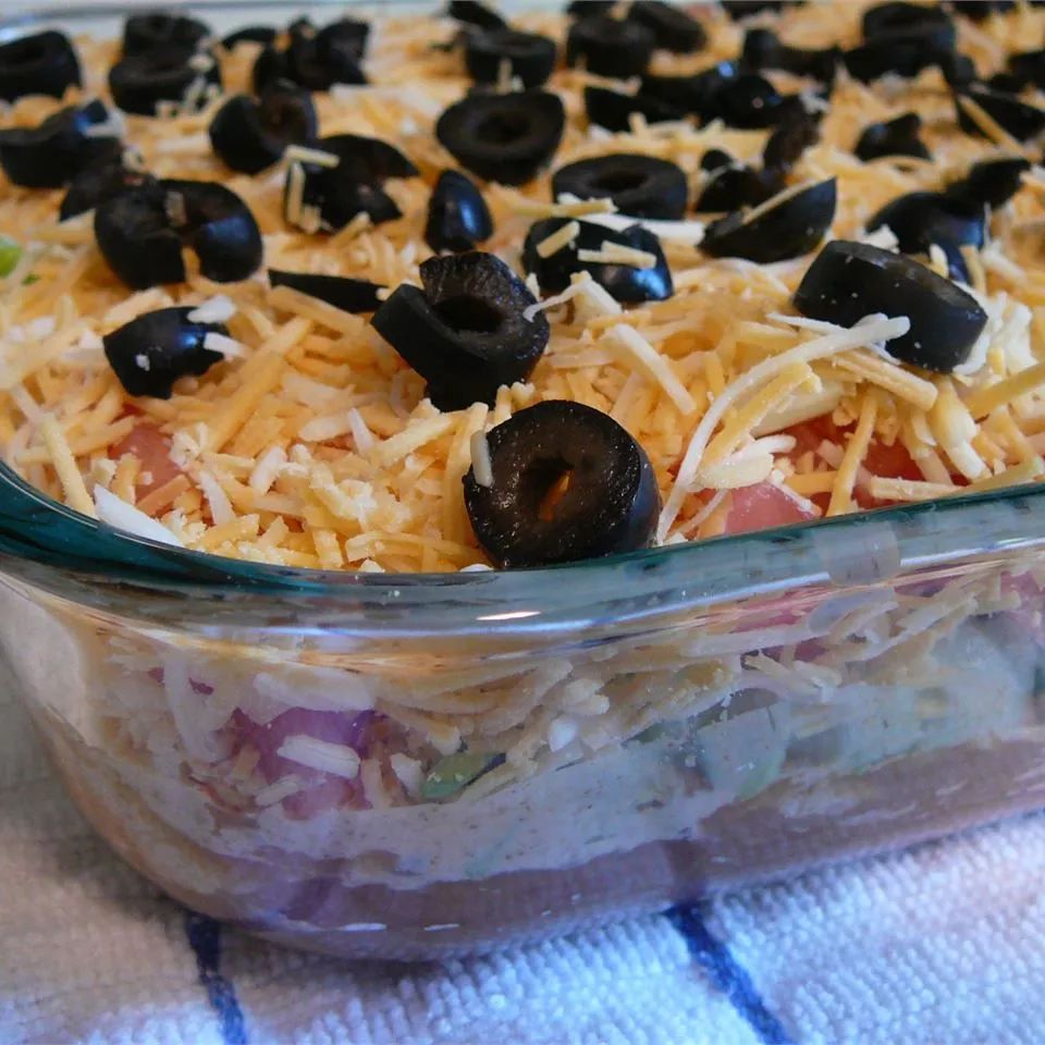 Taco Dip with Refried Beans