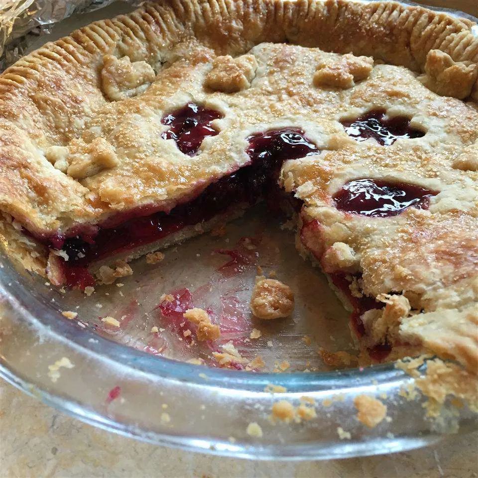 Cherry Blueberry Pie