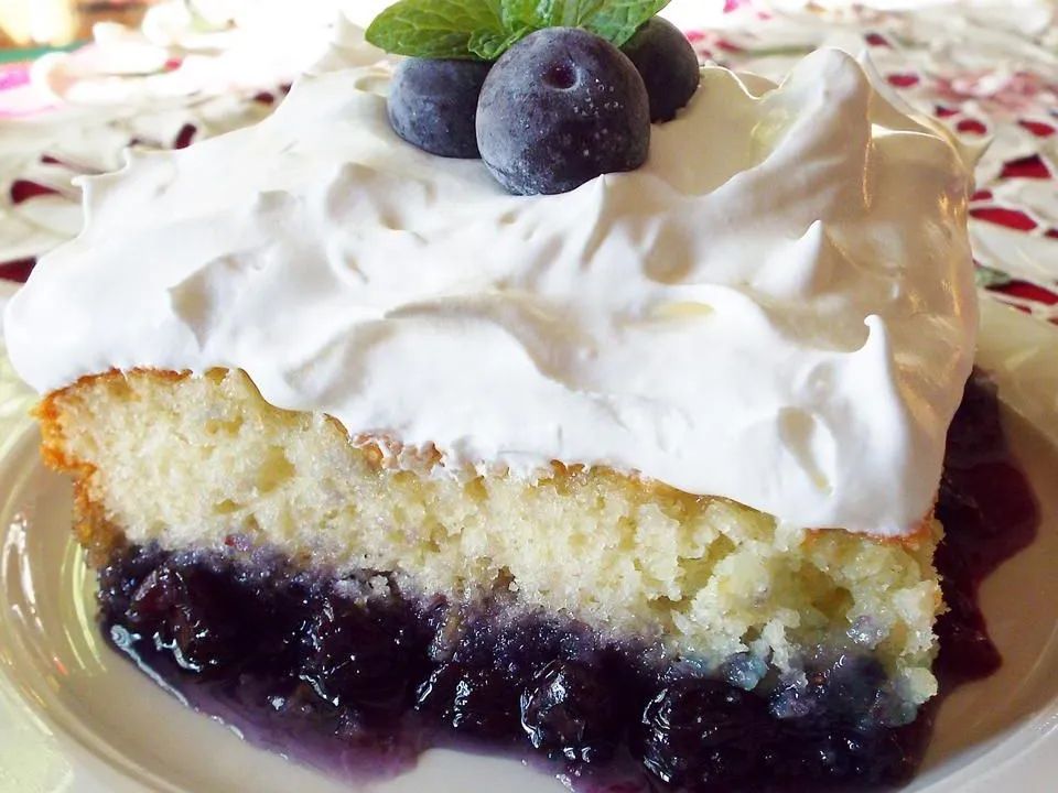 Blueberry Bottom Cake