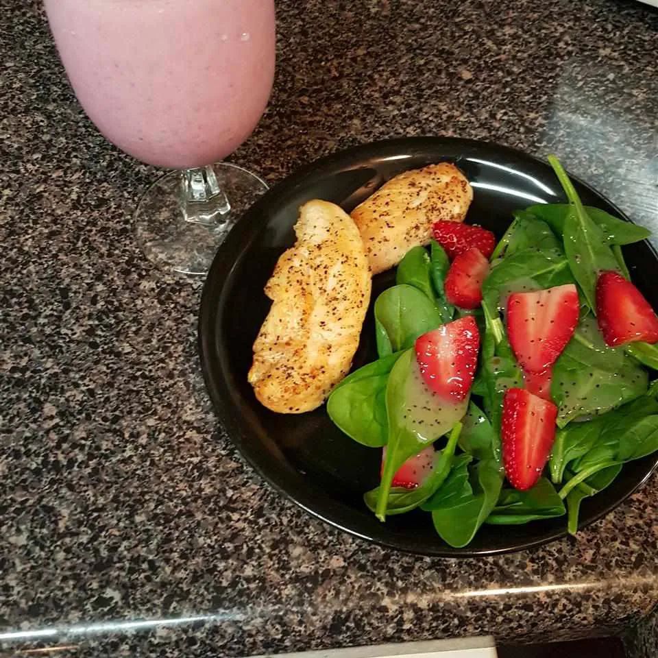 Everyone's Favorite Spinach Salad with Poppy Seed Dressing