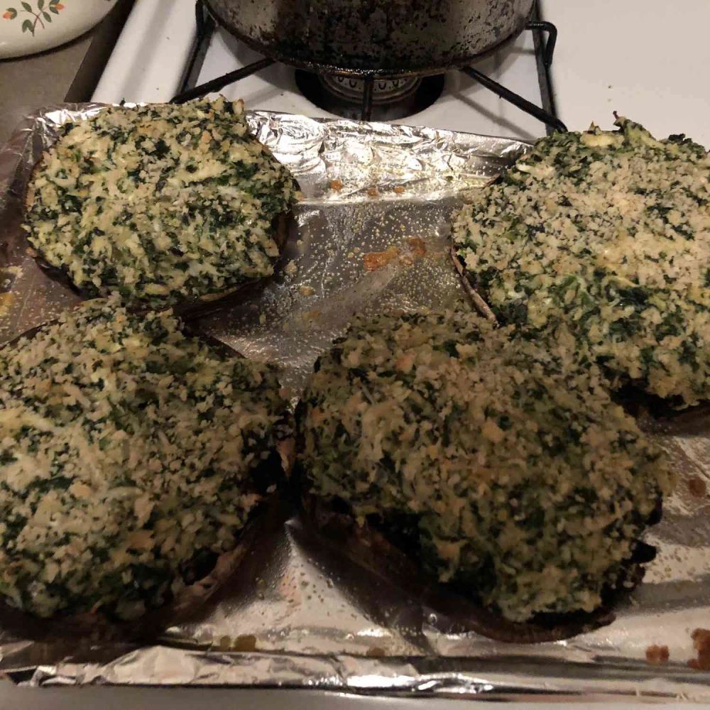 Stuffed Portobello Mushroom Caps