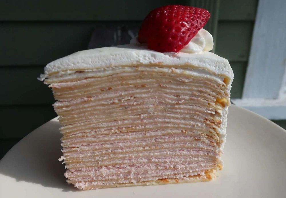 Chef John's Strawberry Crepe Cake