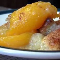 Easy Fresh Peach Cobbler