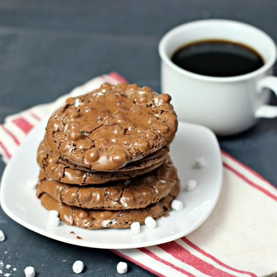 Flourless Hot Cocoa Cookies