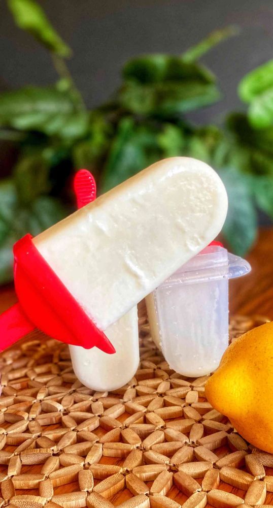 Creamy Lemonade Ice Pops