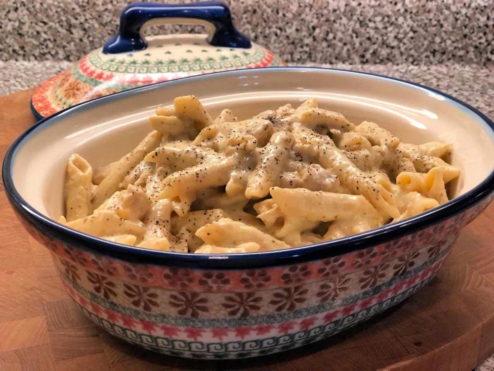 Instant Pot Creamy Chicken and Leek Alfredo