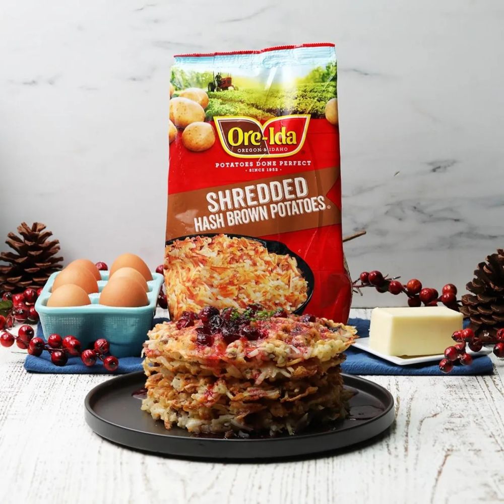 Holiday Hash Brown Waffles