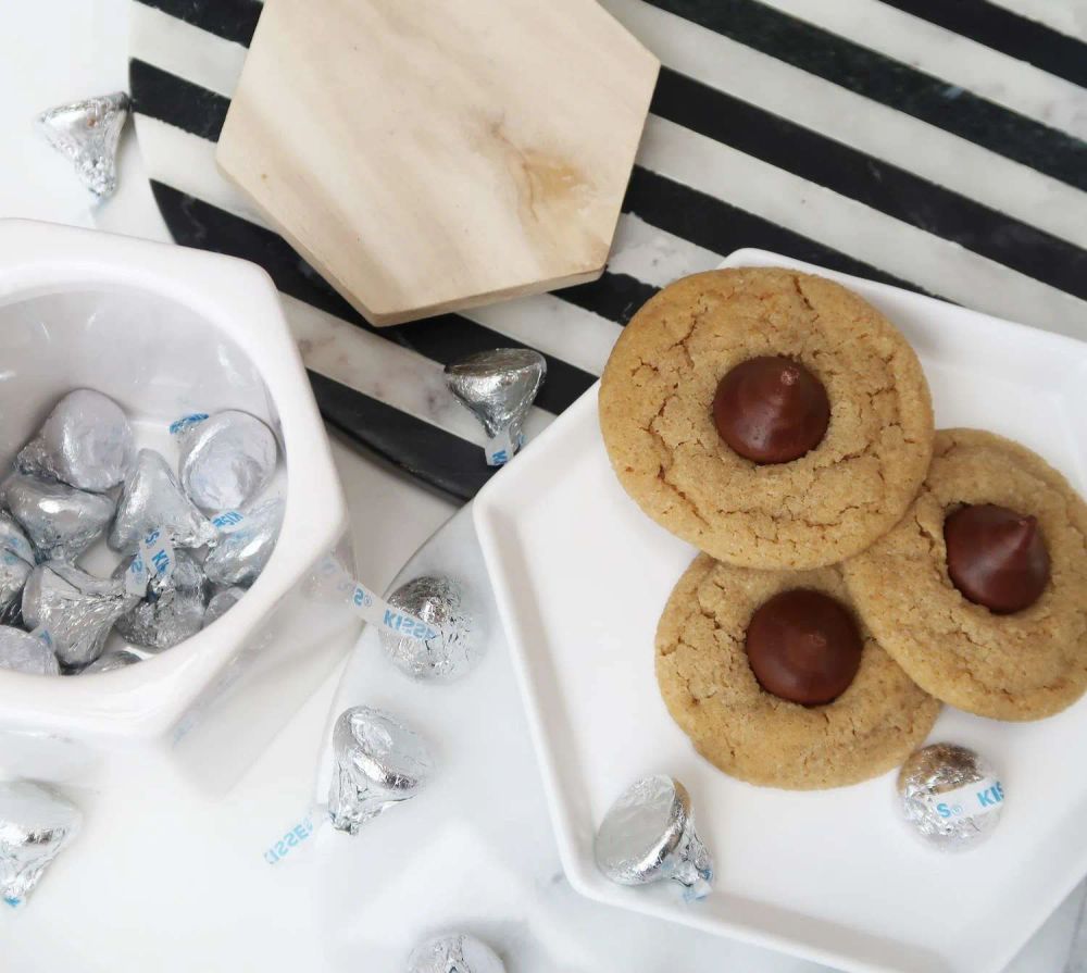 Chocolate Peanut Butter Blossoms