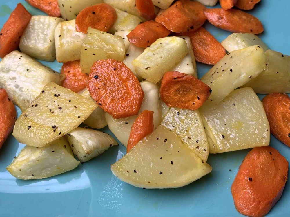 Roasted Turnips and Carrots