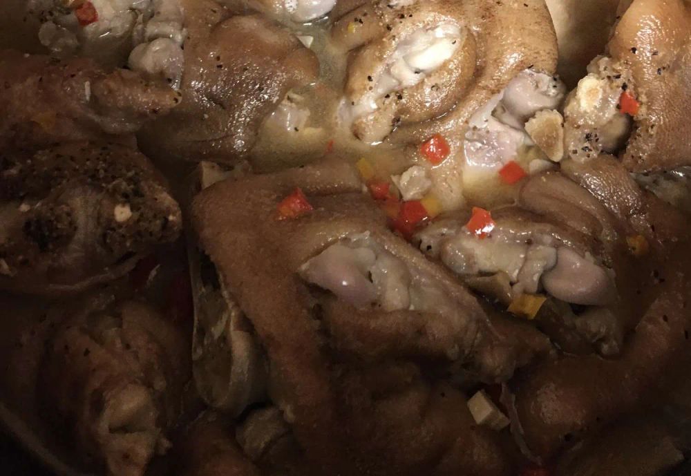 Mom's New Years Pigs Feet