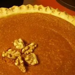 Carrot Spice and Walnut Pie