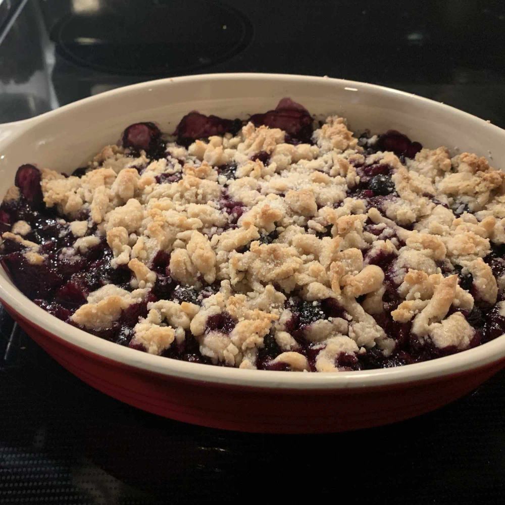 Blueberry Cinnamon Crisp