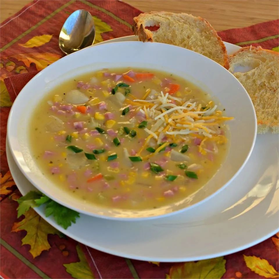 Slow Cooked Ham and Potato Chowder