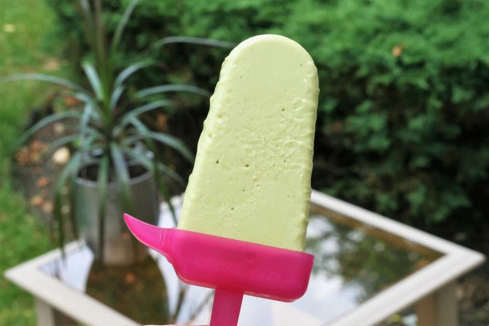 Coconut Key Lime Ice Pops