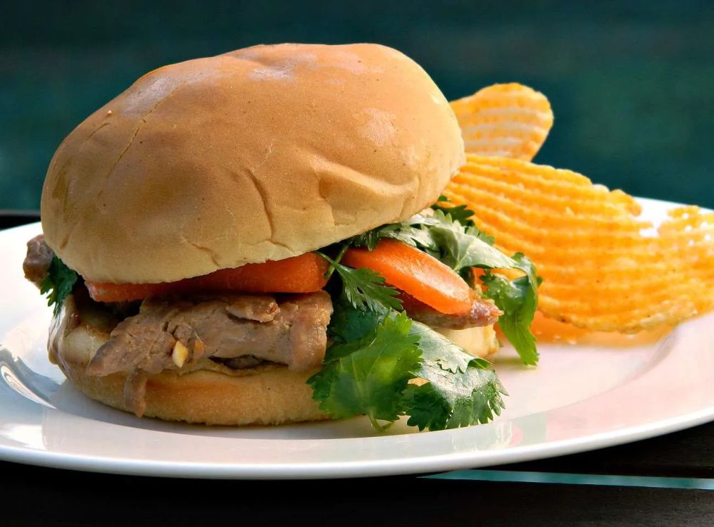 Soy-Marinated Pork Sandwiches