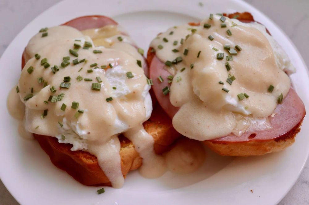 Croque Madame on Brioche