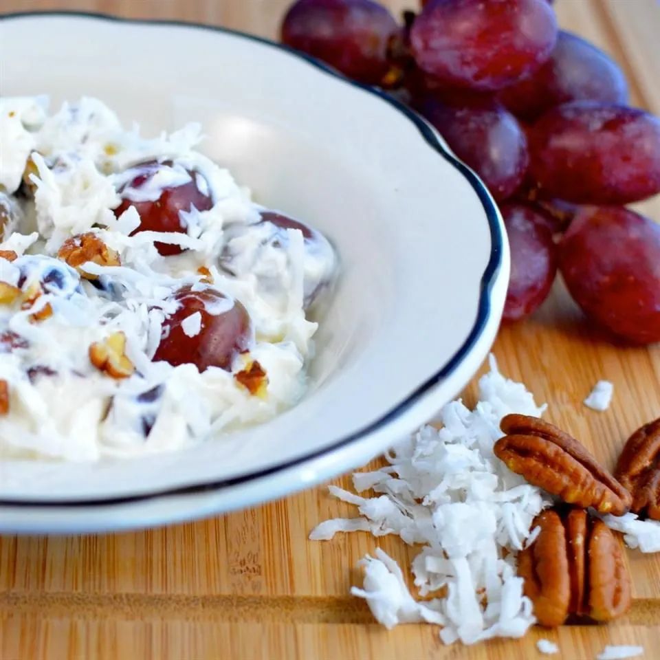 Grape and Coconut Salad