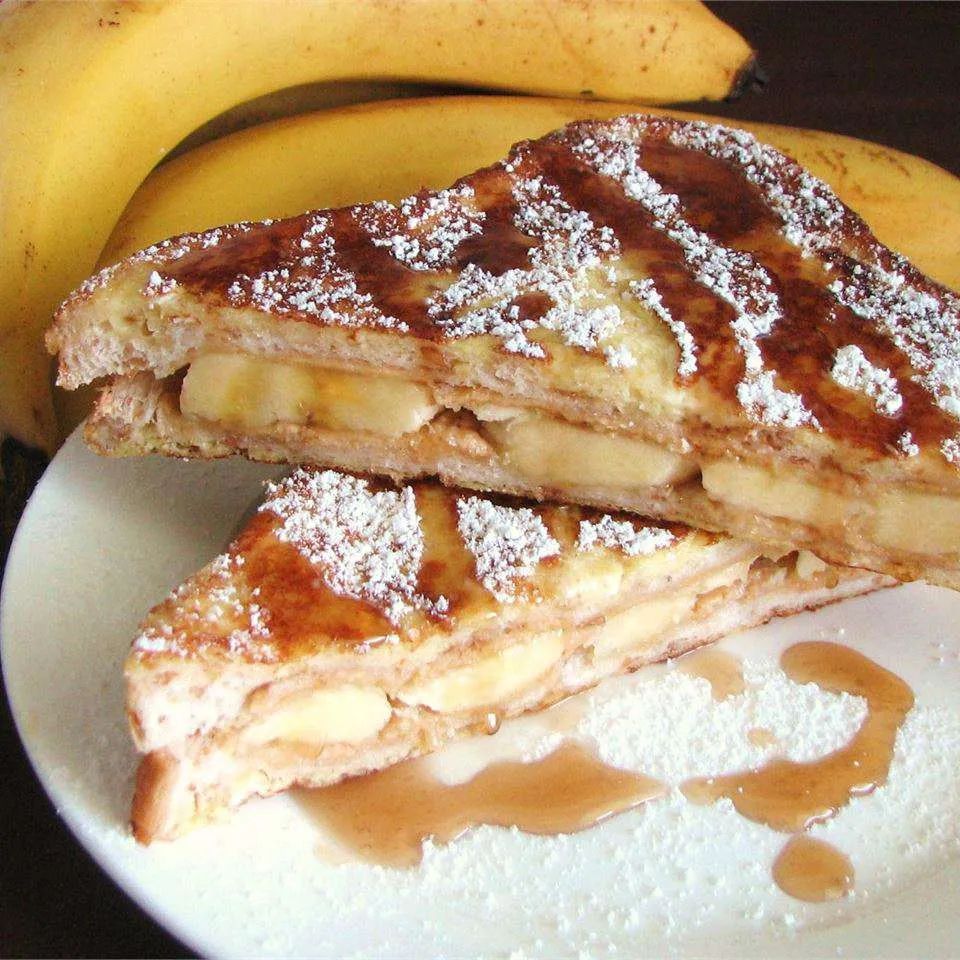 Peanut Butter and Banana French Toast