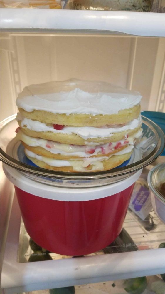 Easy Custard Cake Filling