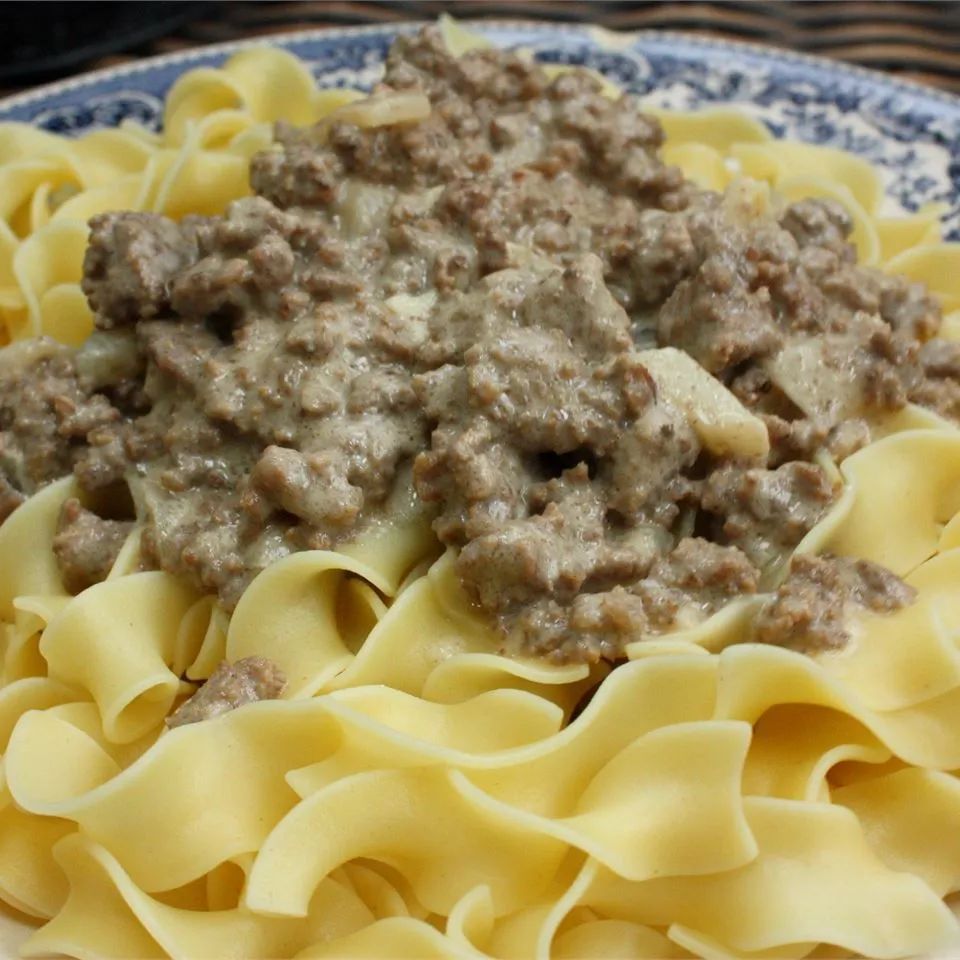 Ground Beef Stroganoff