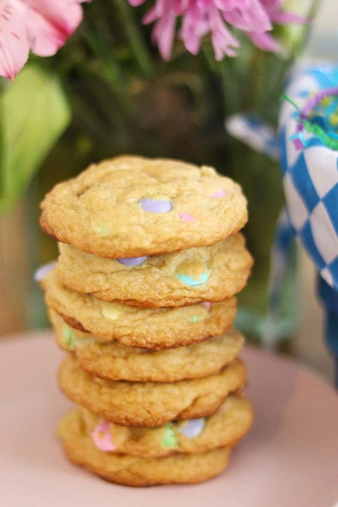 Easter M&M Cookies