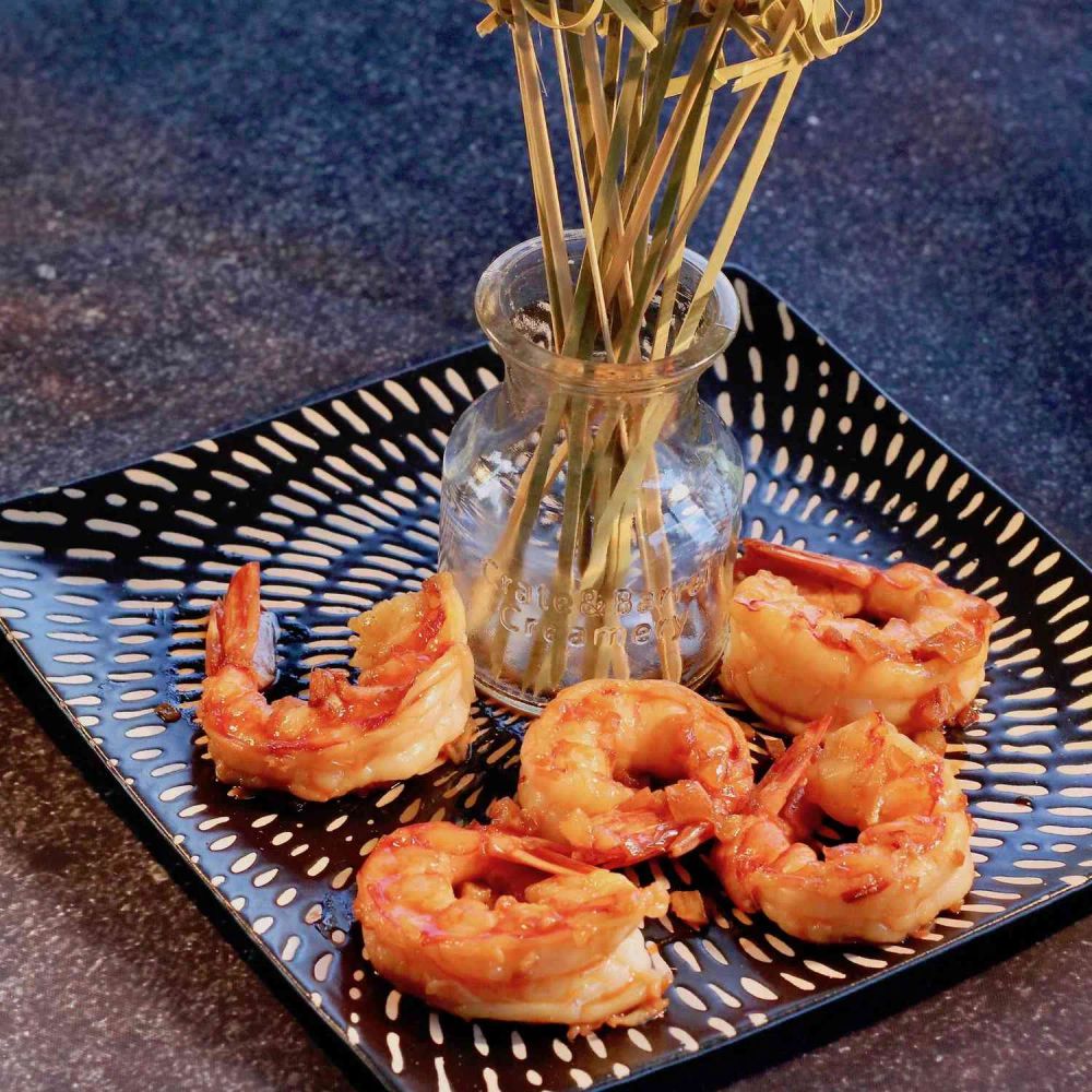 Easy Garlic Fried Shrimp