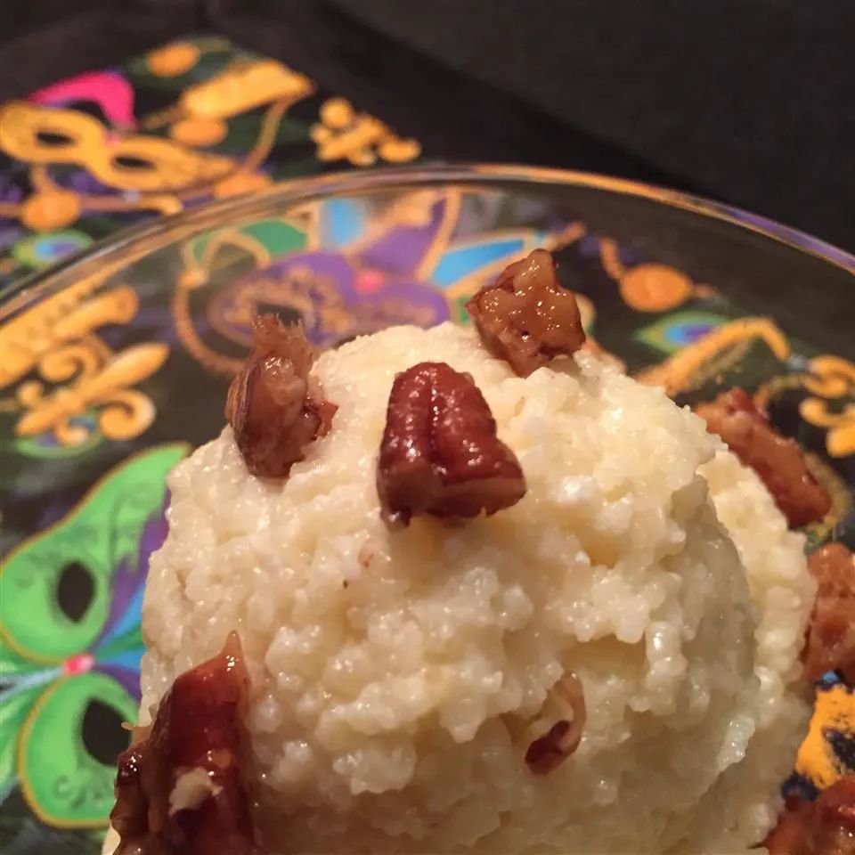 Couscous Pudding with Caramelized Pecans