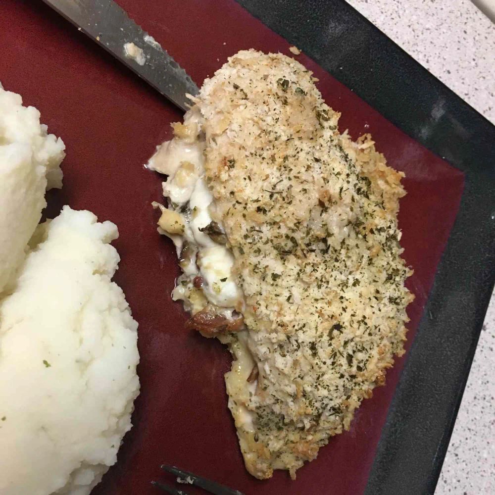 Portabella and Artichoke Stuffed Chicken