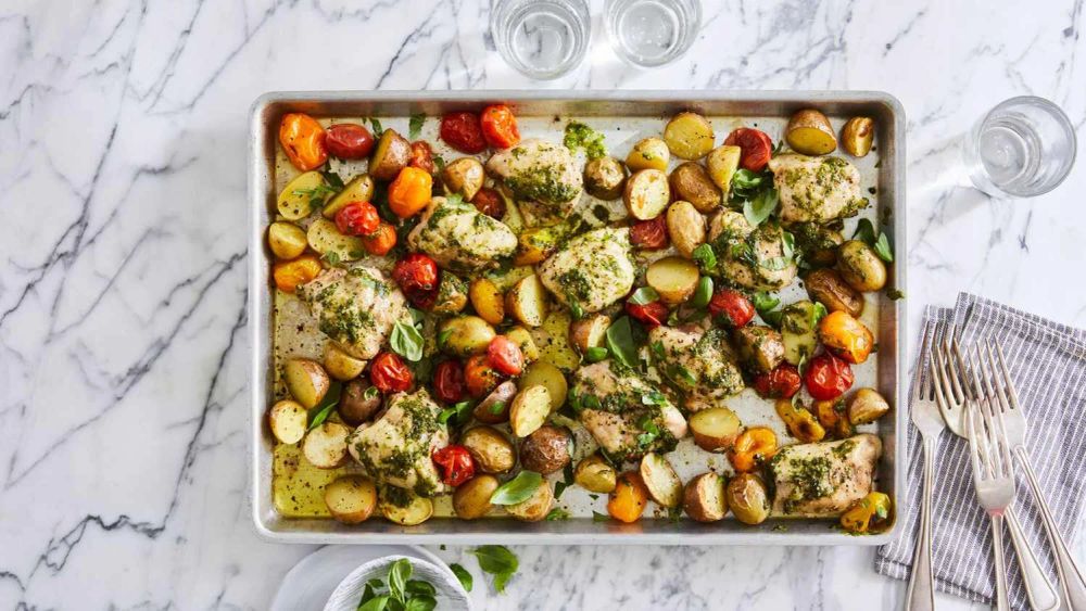 Easy, Meaty Sheet Pan Meal