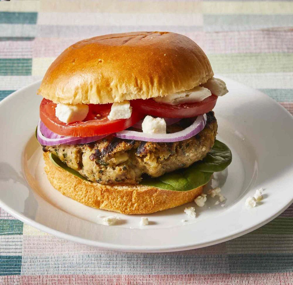 Greek Turkey Burgers