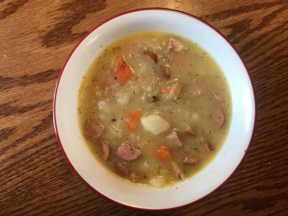 Slow Cooker Sauerkraut Soup