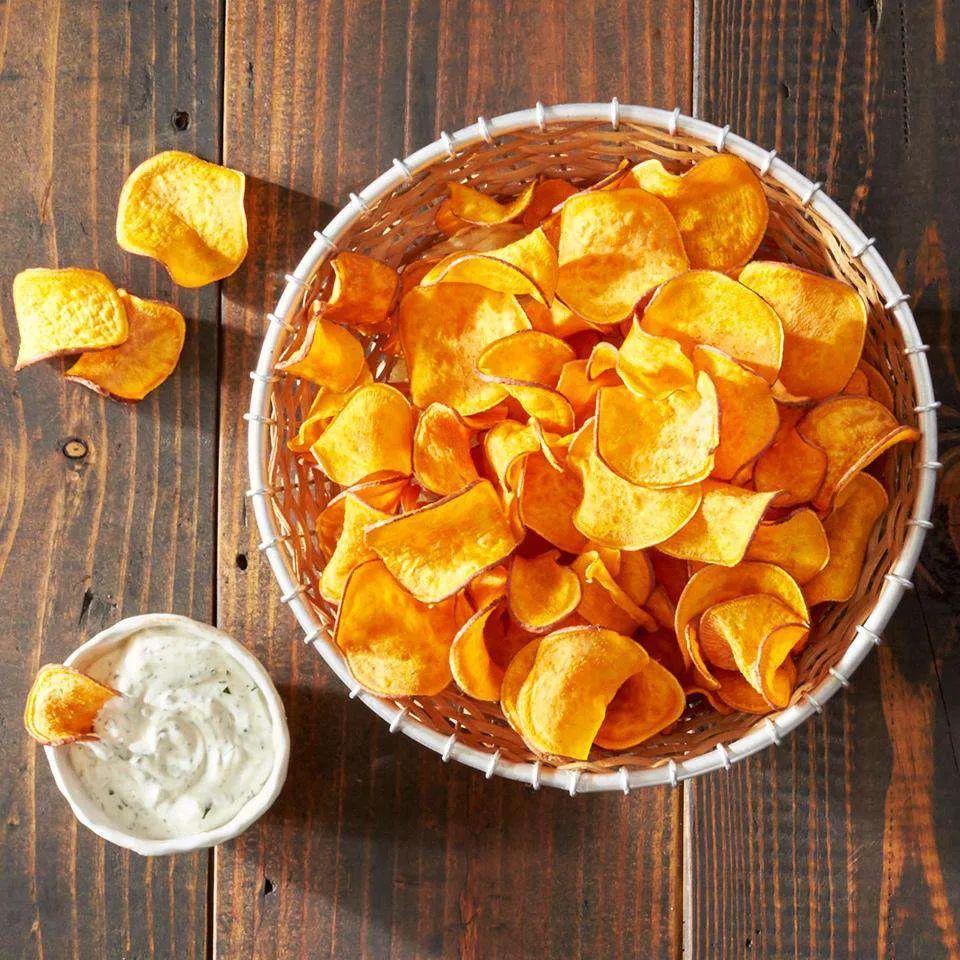 Baked Homemade Sweet Potato Chips