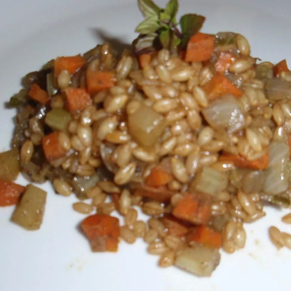 Minted Barley Pilaf